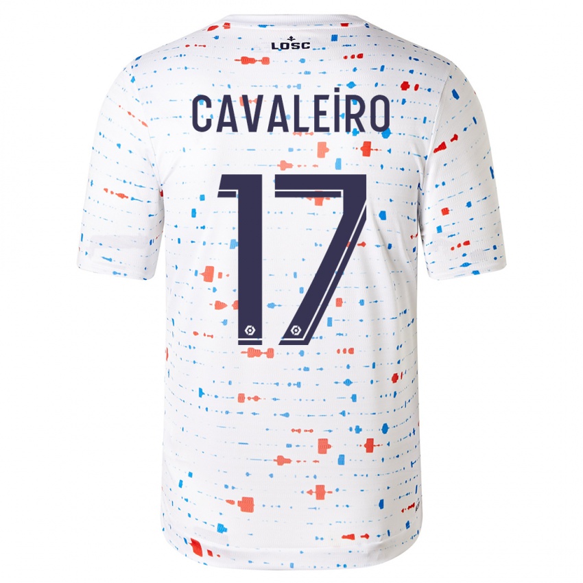 Niño Camiseta Ivan Cavaleiro #17 Blanco 2ª Equipación 2023/24 La Camisa Perú