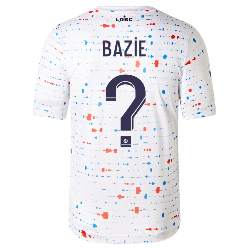 Niño Camiseta Joffrey Bazie #0 Blanco 2ª Equipación 2023/24 La Camisa Perú