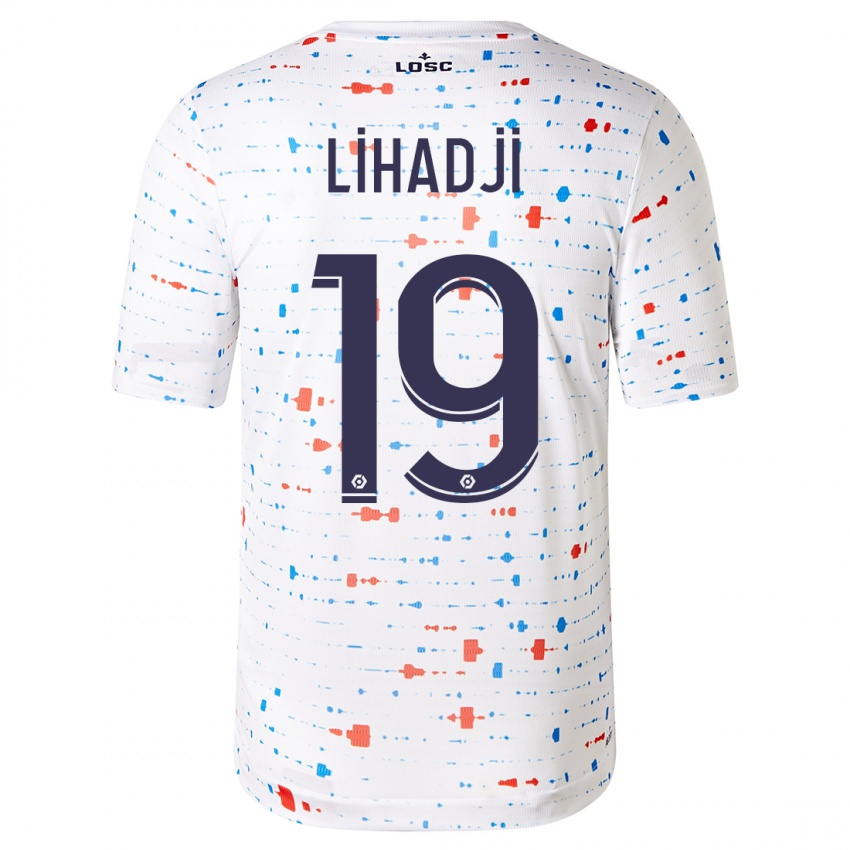 Niño Camiseta Isaac Lihadji #19 Blanco 2ª Equipación 2023/24 La Camisa Perú