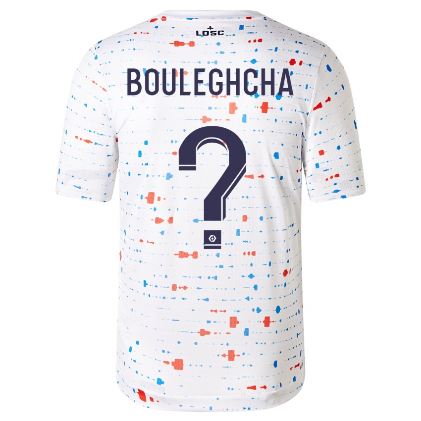 Niño Camiseta Ismail Bouleghcha #0 Blanco 2ª Equipación 2023/24 La Camisa Perú