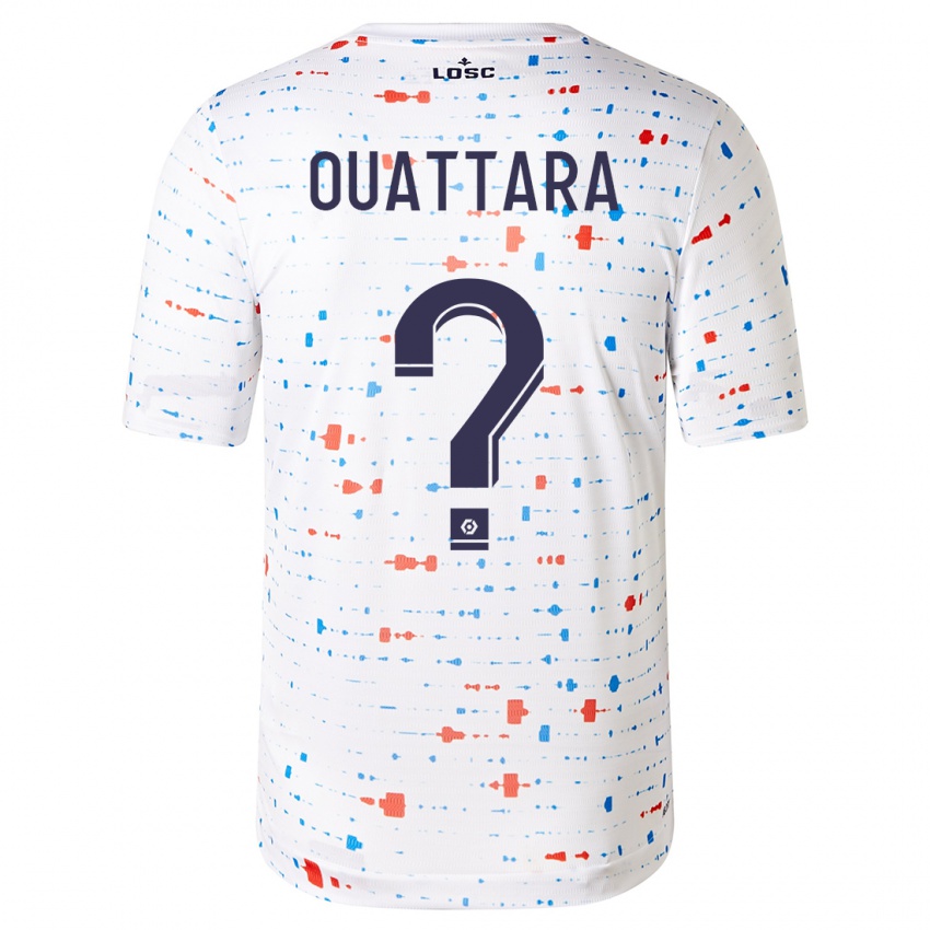 Niño Camiseta Fadiga Ouattara #0 Blanco 2ª Equipación 2023/24 La Camisa Perú