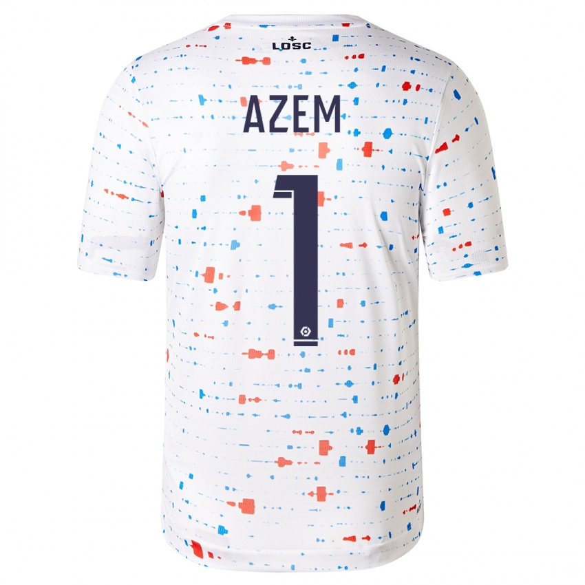 Niño Camiseta Floriane Azem #1 Blanco 2ª Equipación 2023/24 La Camisa Perú