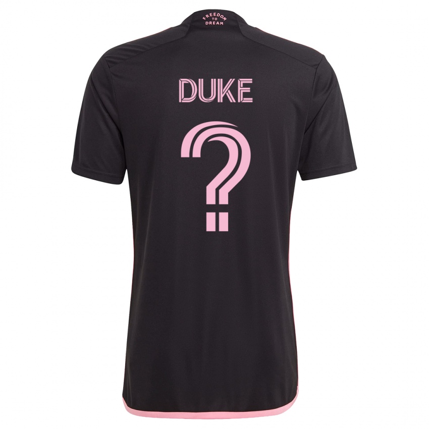 Niño Camiseta Bryce Duke #0 Negro 2ª Equipación 2023/24 La Camisa Perú