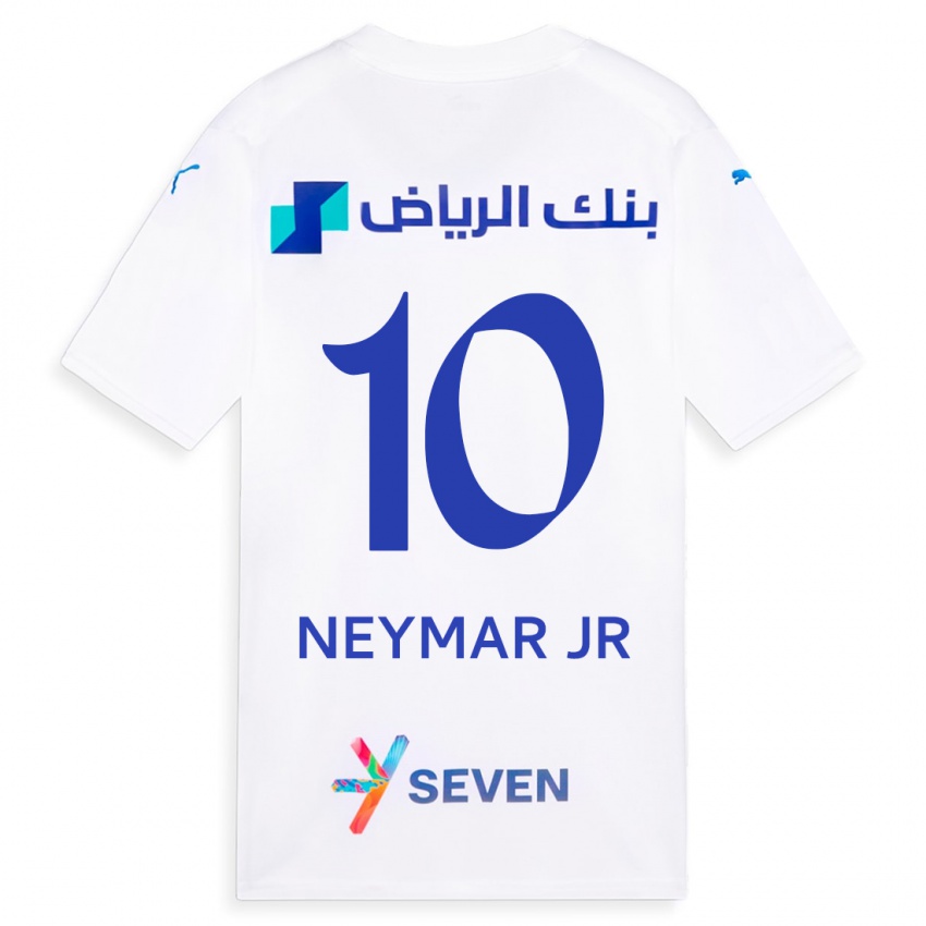 Niño Camiseta Neymar #10 Blanco 2ª Equipación 2023/24 La Camisa Perú