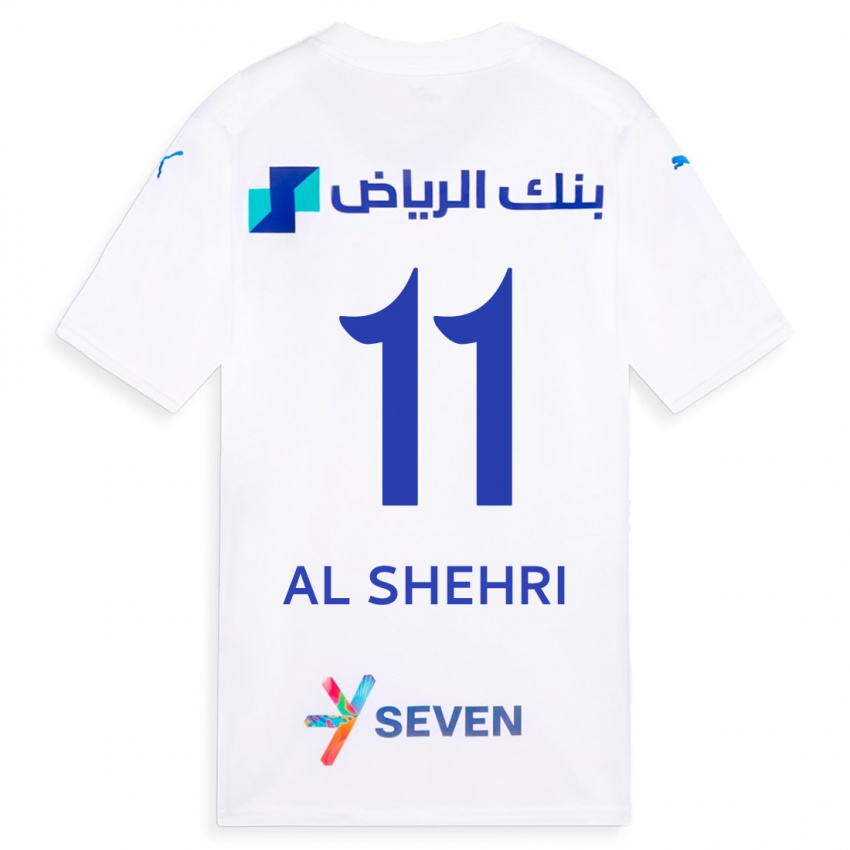 Niño Camiseta Saleh Al-Shehri #11 Blanco 2ª Equipación 2023/24 La Camisa Perú