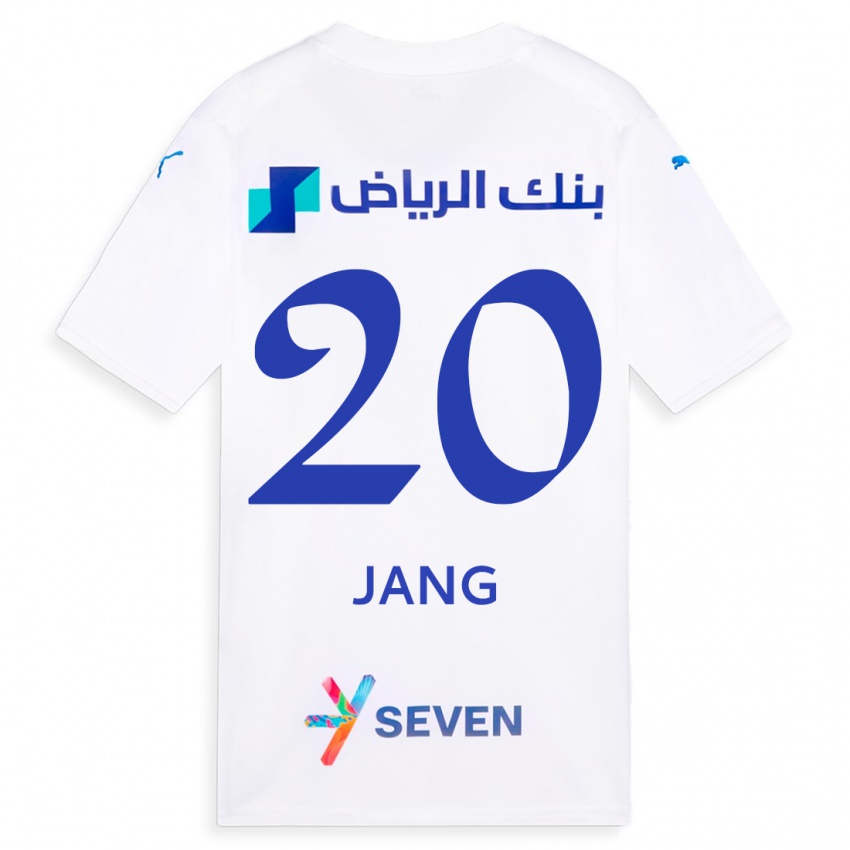 Niño Camiseta Hyun-Soo Jang #20 Blanco 2ª Equipación 2023/24 La Camisa Perú