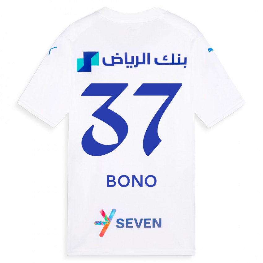 Niño Camiseta Bono #37 Blanco 2ª Equipación 2023/24 La Camisa Perú