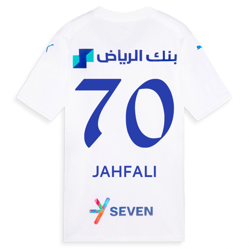 Niño Camiseta Mohammed Jahfali #70 Blanco 2ª Equipación 2023/24 La Camisa Perú