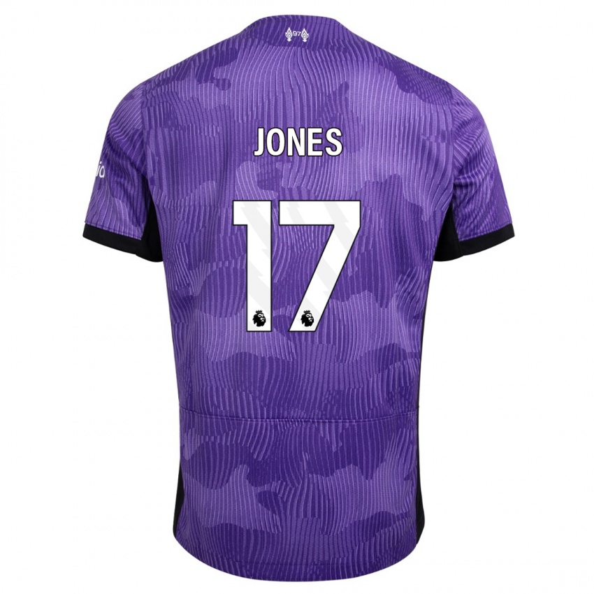 Niño Camiseta Curtis Jones #17 Púrpura Equipación Tercera 2023/24 La Camisa Perú