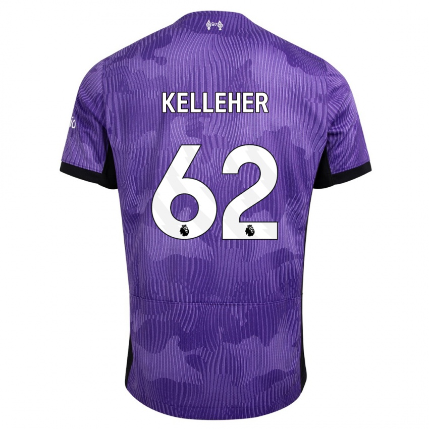 Niño Camiseta Caoimhin Kelleher #62 Púrpura Equipación Tercera 2023/24 La Camisa Perú