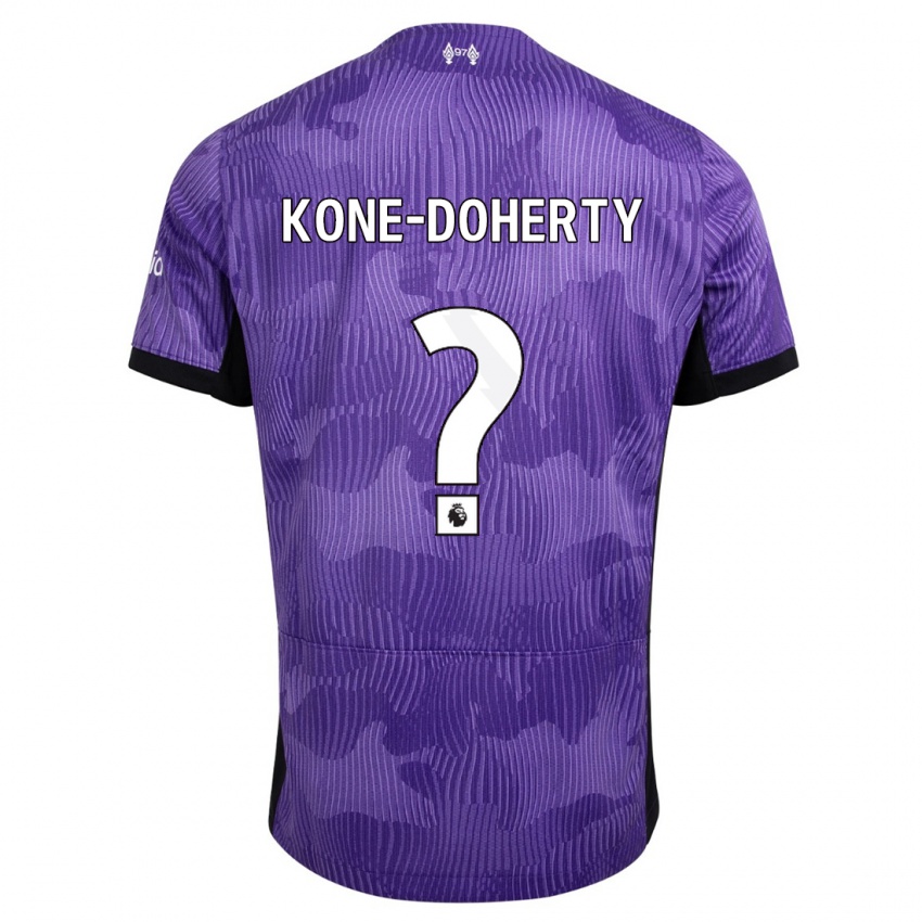 Niño Camiseta Trent Kone-Doherty #0 Púrpura Equipación Tercera 2023/24 La Camisa Perú