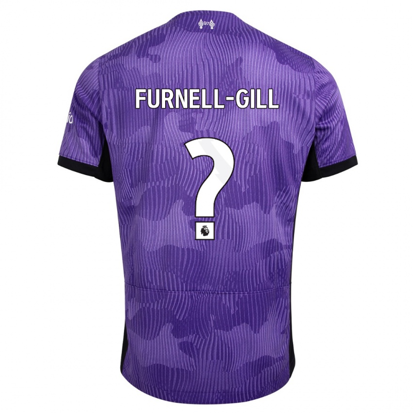 Niño Camiseta Luca Furnell-Gill #0 Púrpura Equipación Tercera 2023/24 La Camisa Perú