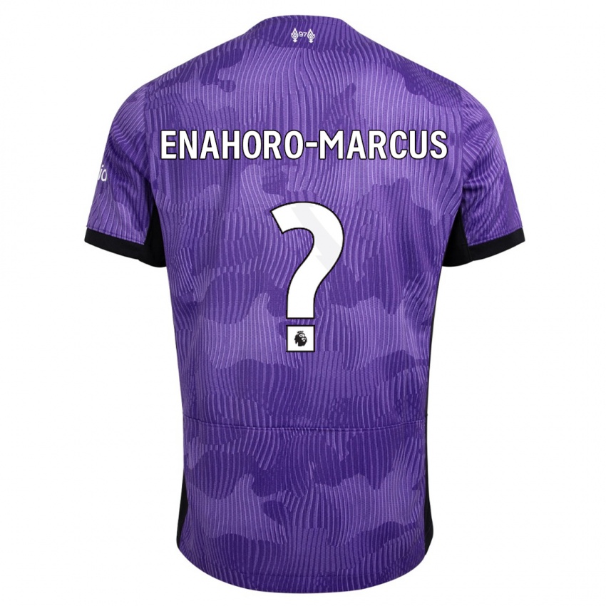 Niño Camiseta Louis Enahoro-Marcus #0 Púrpura Equipación Tercera 2023/24 La Camisa Perú