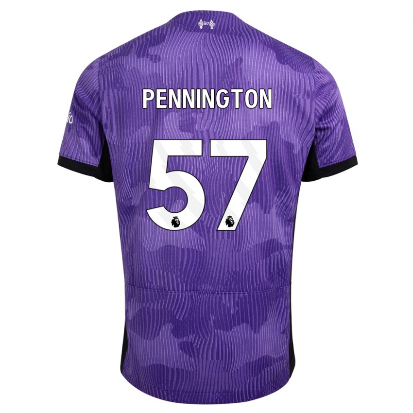 Niño Camiseta Cody Pennington #57 Púrpura Equipación Tercera 2023/24 La Camisa Perú