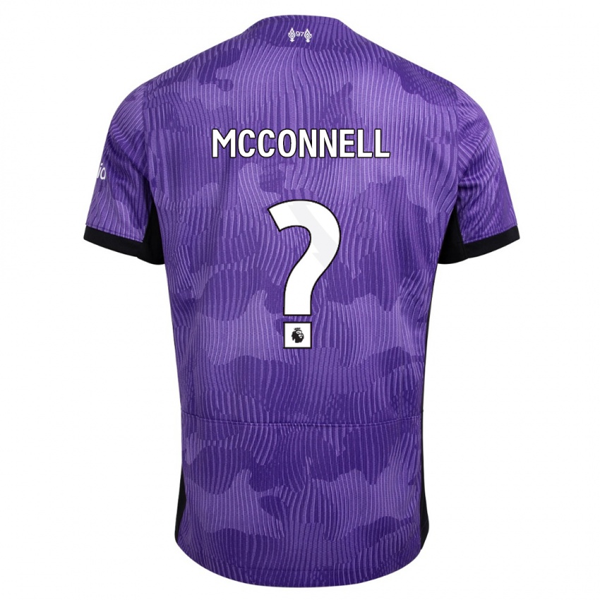 Niño Camiseta James Mcconnell #0 Púrpura Equipación Tercera 2023/24 La Camisa Perú