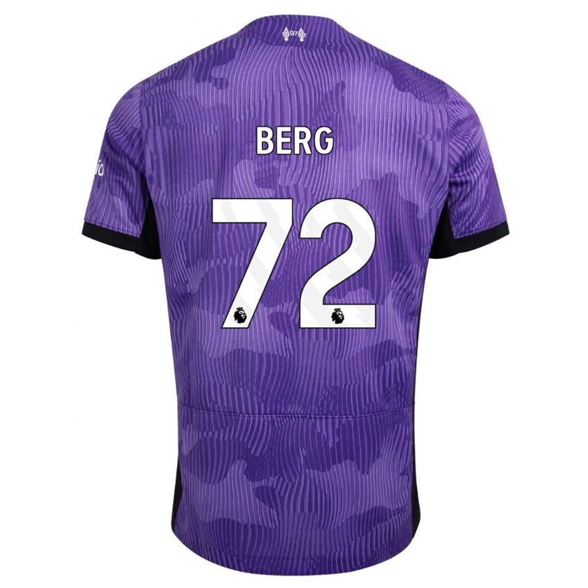 Niño Camiseta Sepp Van Den Berg #72 Púrpura Equipación Tercera 2023/24 La Camisa Perú