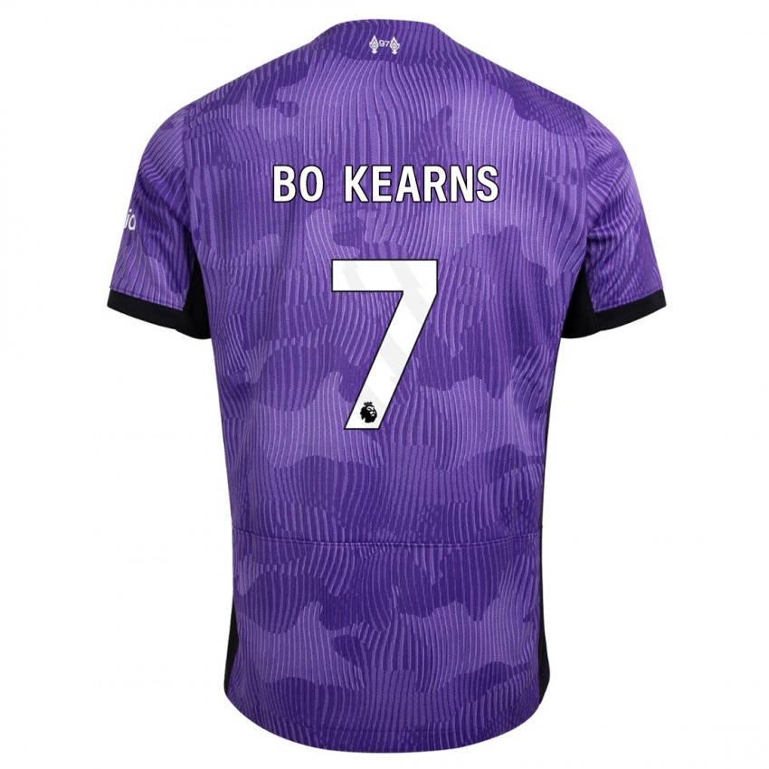 Niño Camiseta Missy Bo Kearns #7 Púrpura Equipación Tercera 2023/24 La Camisa Perú