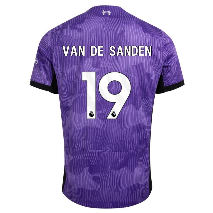 Niño Camiseta Shanice Van De Sanden #19 Púrpura Equipación Tercera 2023/24 La Camisa Perú