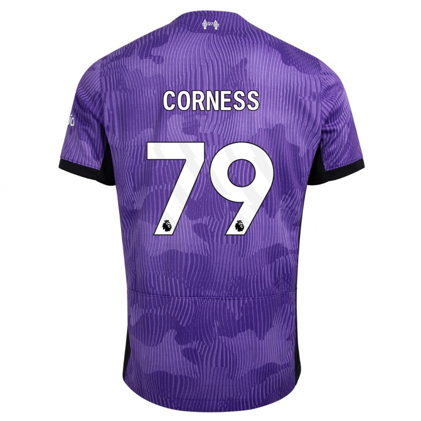 Niño Camiseta Dominic Corness #79 Púrpura Equipación Tercera 2023/24 La Camisa Perú