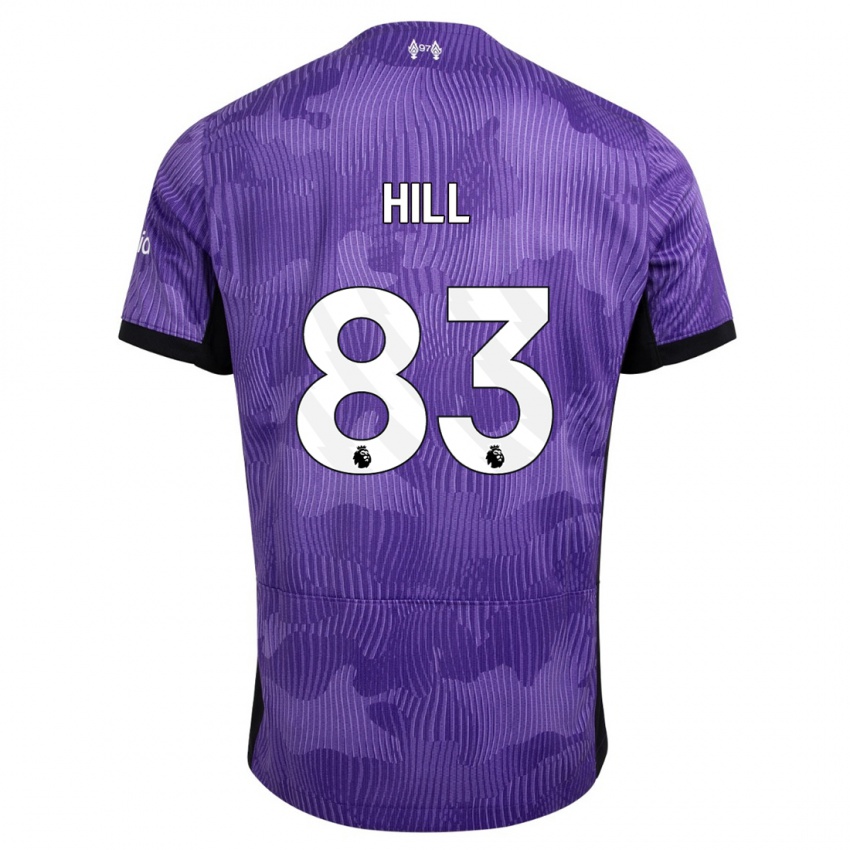 Niño Camiseta Thomas Hill #83 Púrpura Equipación Tercera 2023/24 La Camisa Perú