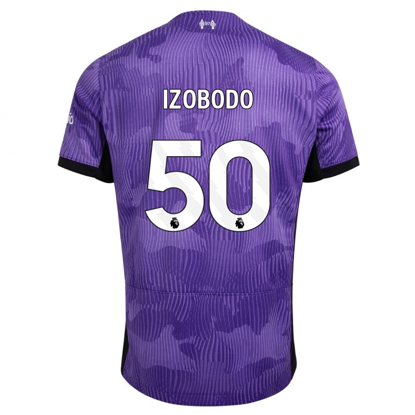 Niño Camiseta Elijah Izobodo John #50 Púrpura Equipación Tercera 2023/24 La Camisa Perú