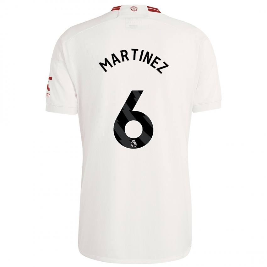 Niño Camiseta Lisandro Martinez #6 Blanco Equipación Tercera 2023/24 La Camisa Perú