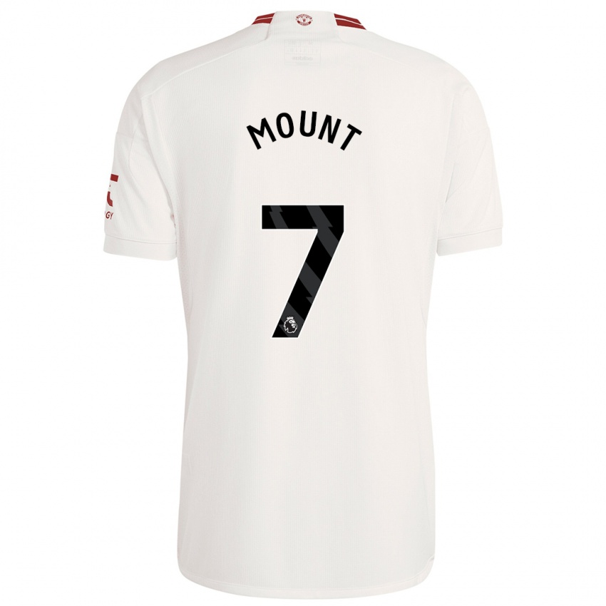 Niño Camiseta Mason Mount #7 Blanco Equipación Tercera 2023/24 La Camisa Perú