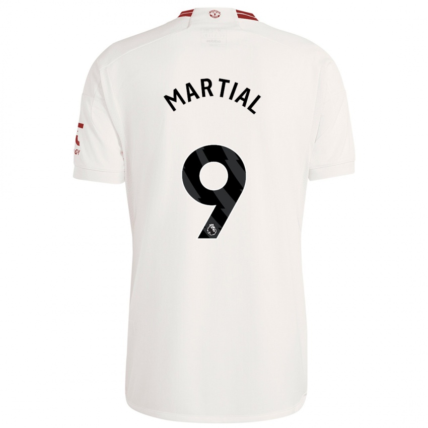 Niño Camiseta Anthony Martial #9 Blanco Equipación Tercera 2023/24 La Camisa Perú