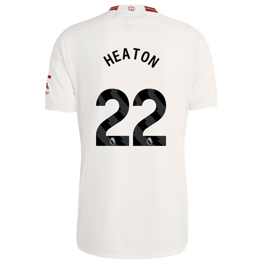 Niño Camiseta Tom Heaton #22 Blanco Equipación Tercera 2023/24 La Camisa Perú