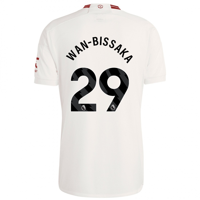 Niño Camiseta Aaron Wan-Bissaka #29 Blanco Equipación Tercera 2023/24 La Camisa Perú