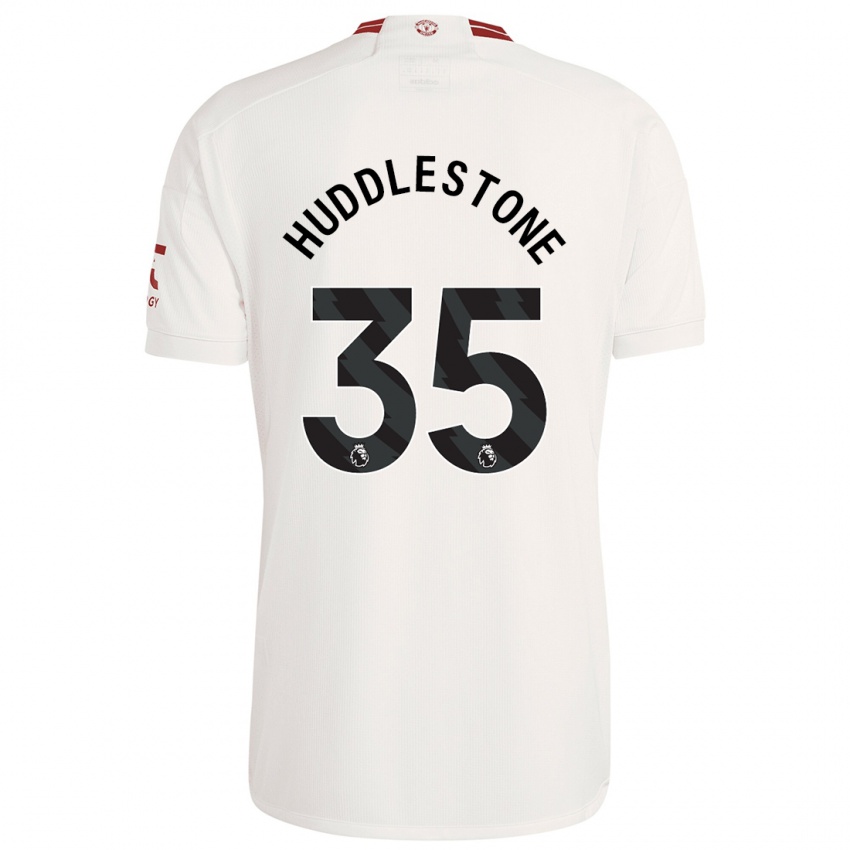 Niño Camiseta Tom Huddlestone #35 Blanco Equipación Tercera 2023/24 La Camisa Perú