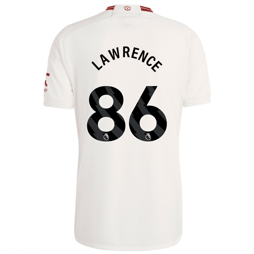 Niño Camiseta Marcus Lawrence #86 Blanco Equipación Tercera 2023/24 La Camisa Perú