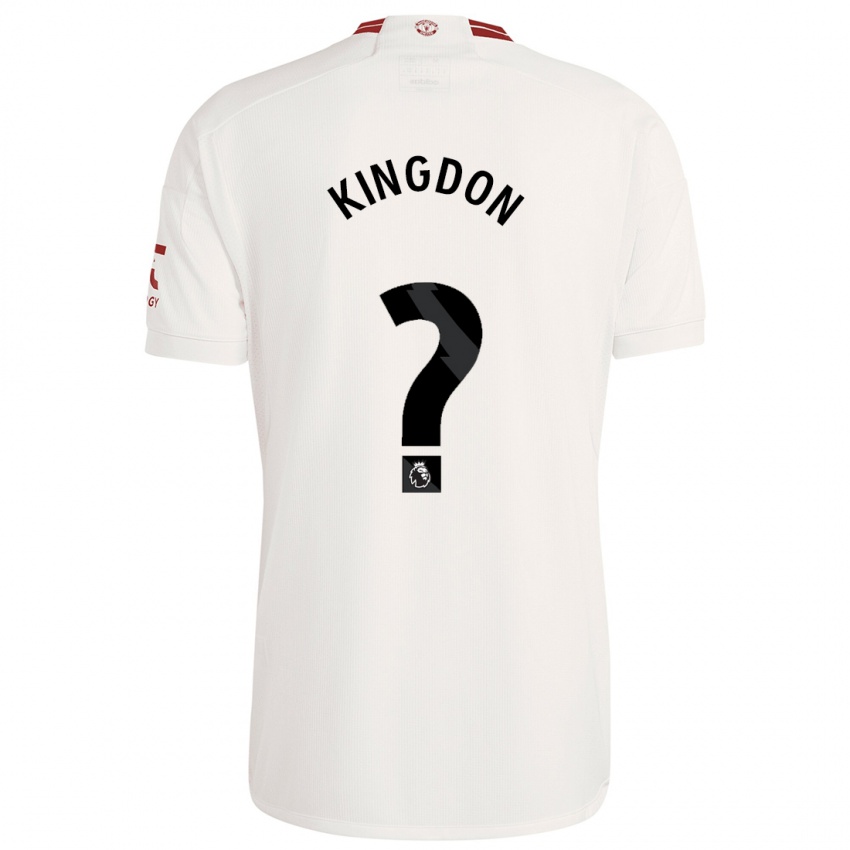 Niño Camiseta Jack Kingdon #0 Blanco Equipación Tercera 2023/24 La Camisa Perú