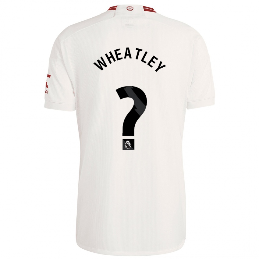 Niño Camiseta Ethan Wheatley #0 Blanco Equipación Tercera 2023/24 La Camisa Perú