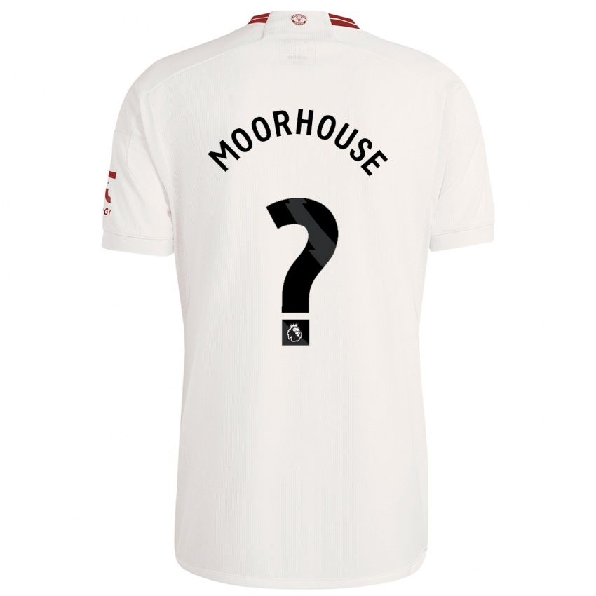 Niño Camiseta Jack Moorhouse #0 Blanco Equipación Tercera 2023/24 La Camisa Perú