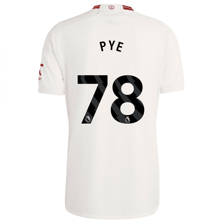 Niño Camiseta Logan Pye #78 Blanco Equipación Tercera 2023/24 La Camisa Perú