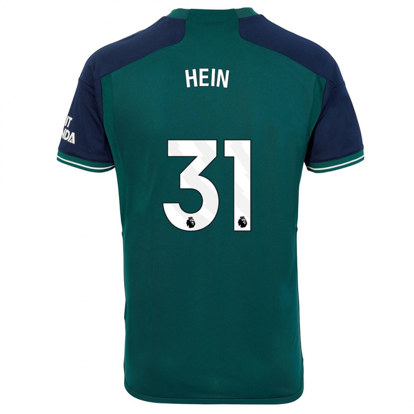 Niño Camiseta Karl Hein #31 Verde Equipación Tercera 2023/24 La Camisa Perú