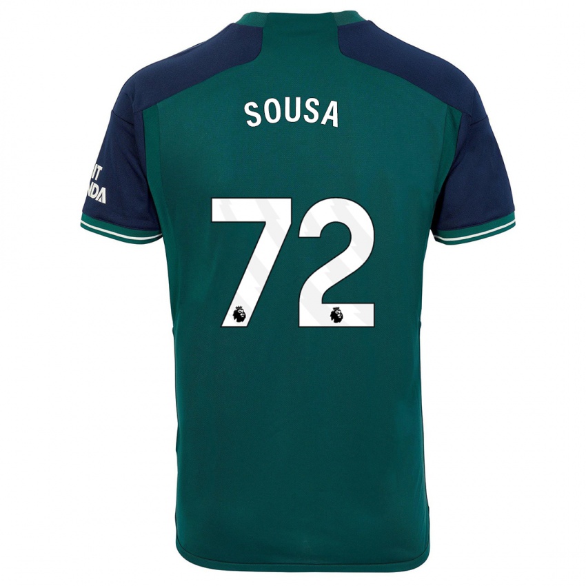 Niño Camiseta Lino Sousa #72 Verde Equipación Tercera 2023/24 La Camisa Perú