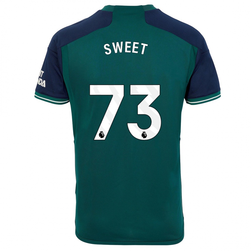 Niño Camiseta James Sweet #73 Verde Equipación Tercera 2023/24 La Camisa Perú