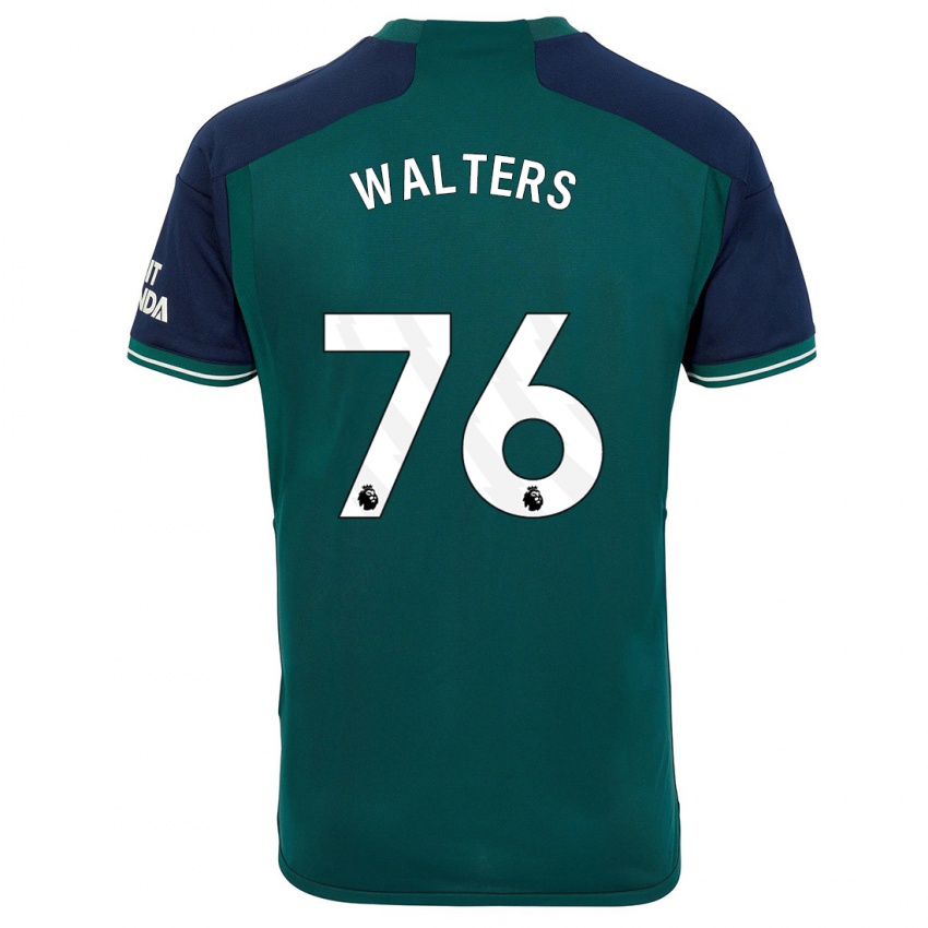 Niño Camiseta Reuell Walters #76 Verde Equipación Tercera 2023/24 La Camisa Perú