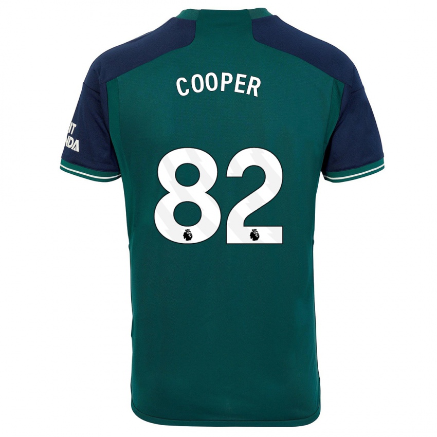 Niño Camiseta Noah Cooper #82 Verde Equipación Tercera 2023/24 La Camisa Perú