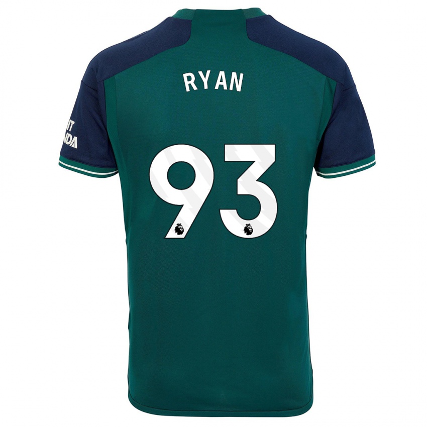 Niño Camiseta Kamarni Ryan #93 Verde Equipación Tercera 2023/24 La Camisa Perú