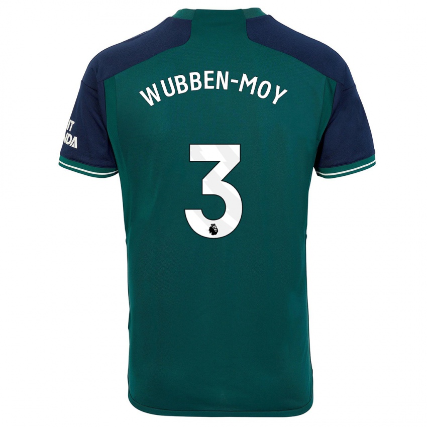 Niño Camiseta Lotte Wubben-Moy #3 Verde Equipación Tercera 2023/24 La Camisa Perú