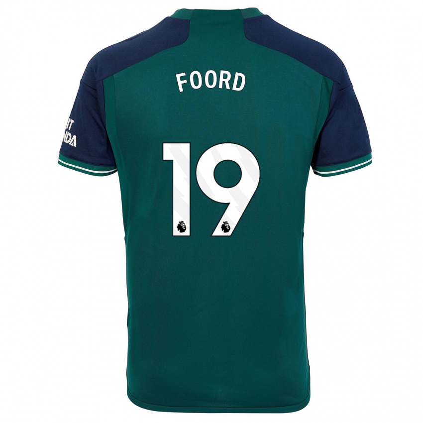 Niño Camiseta Caitlin Foord #19 Verde Equipación Tercera 2023/24 La Camisa Perú