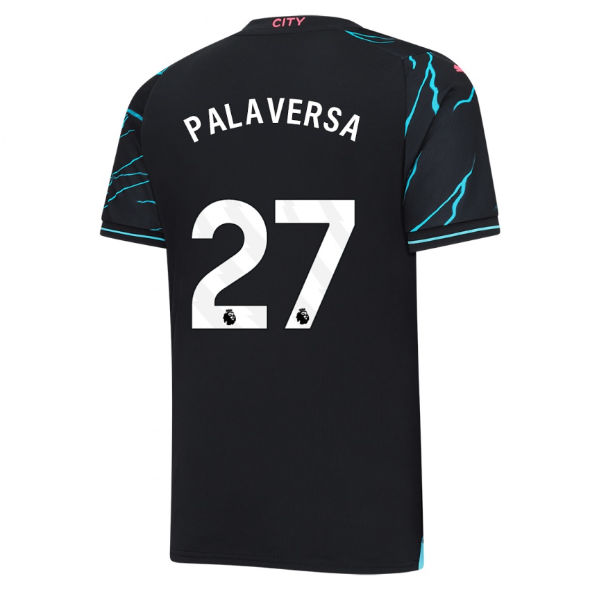 Niño Camiseta Ante Palaversa #27 Azul Oscuro Equipación Tercera 2023/24 La Camisa Perú