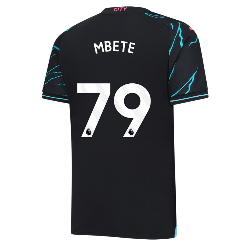 Niño Camiseta Luke Mbete #79 Azul Oscuro Equipación Tercera 2023/24 La Camisa Perú