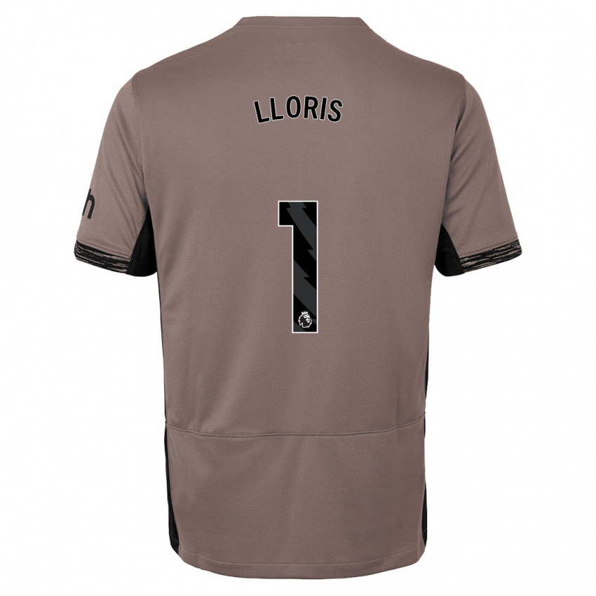 Niño Camiseta Hugo Lloris #1 Beige Obscuro Equipación Tercera 2023/24 La Camisa Perú