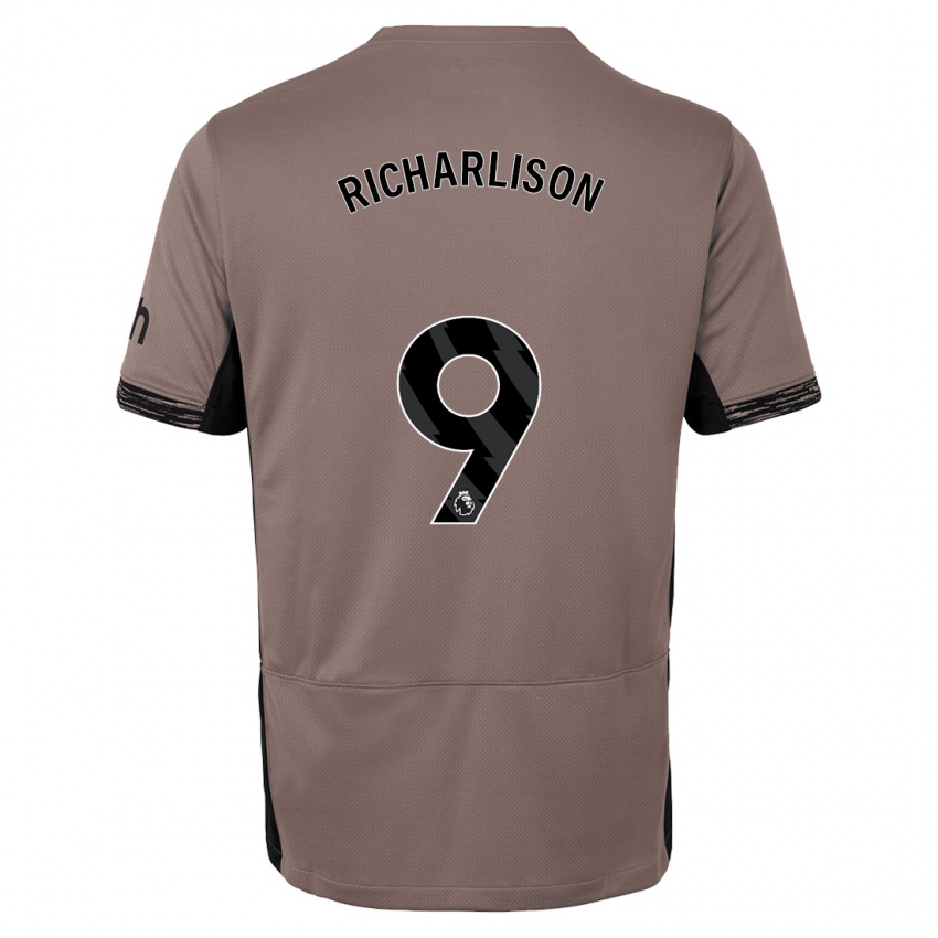 Niño Camiseta Richarlison #9 Beige Obscuro Equipación Tercera 2023/24 La Camisa Perú