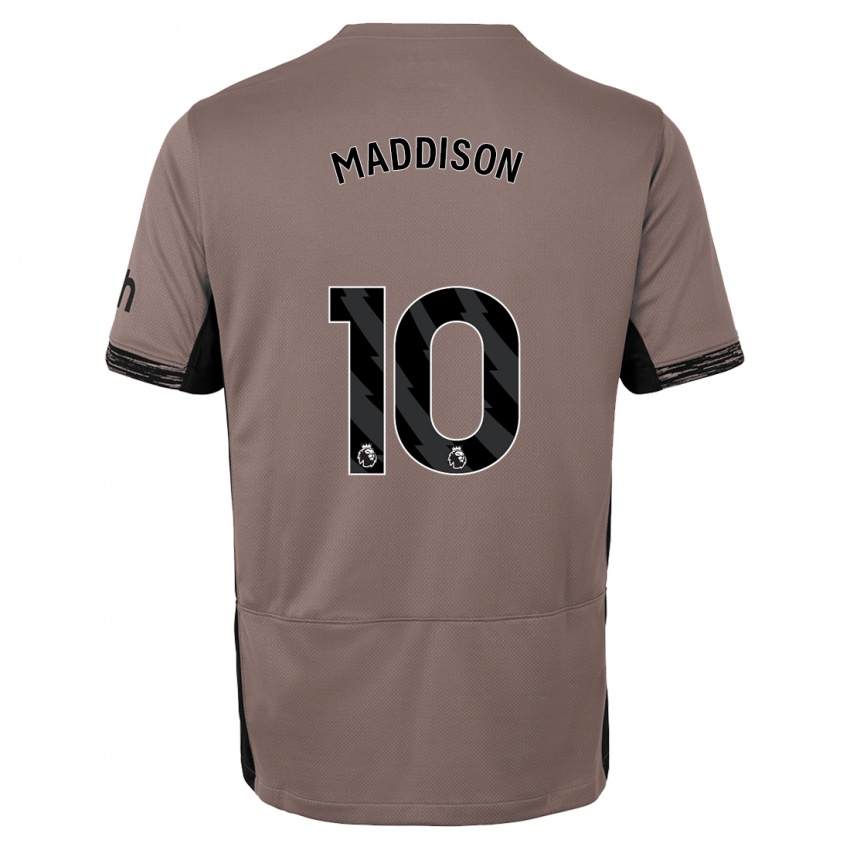 Niño Camiseta James Maddison #10 Beige Obscuro Equipación Tercera 2023/24 La Camisa Perú