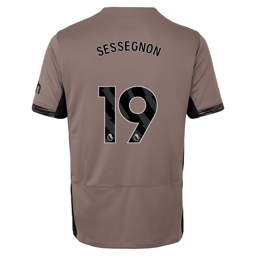 Niño Camiseta Ryan Sessegnon #19 Beige Obscuro Equipación Tercera 2023/24 La Camisa Perú